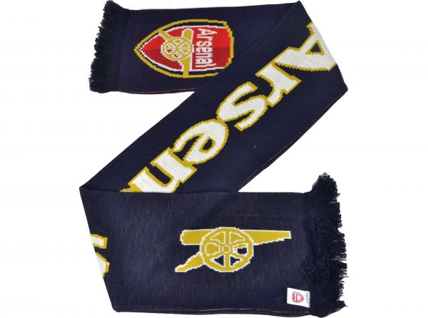 Arsenal FC Navy Crest Scarf