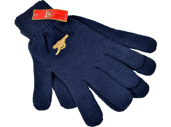 Arsenal FC Cannon Crest Adult Knitted Gloves