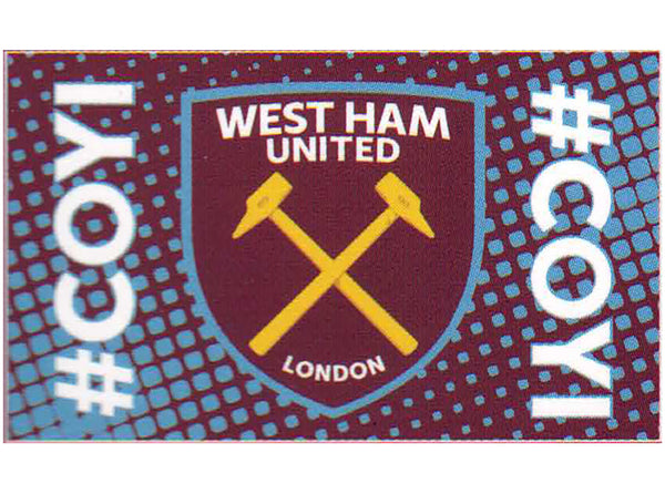 West Ham United FC Come On You Irons Flag