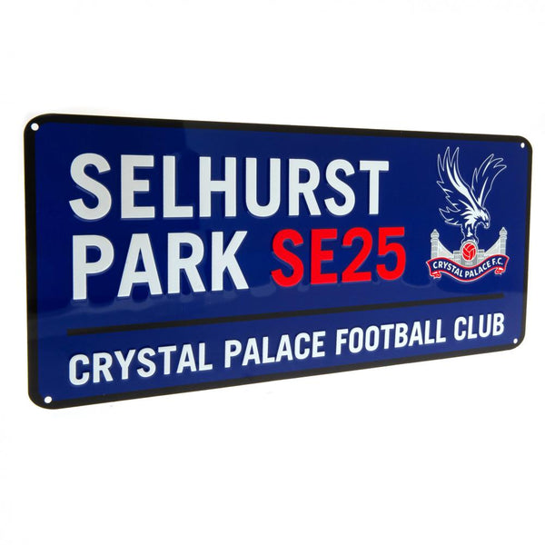Crystal Palace FC Blue Selhurst Park Street Sign