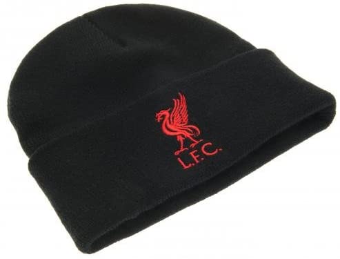 Liverpool FC  Red Crest Knitted Turn Up Hat