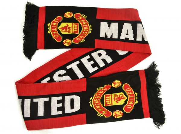 Manchester United FC Club Crest Scarf