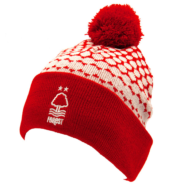 Nottingham Forest FC Fade Design Knitted Ski Hat