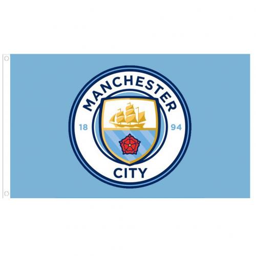 Manchester City FC Flag - Crest