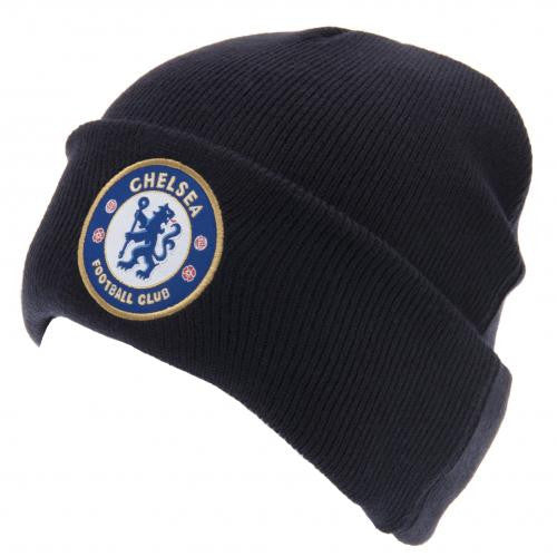 Chelsea FC - Turn Up Navy Knitted Hat