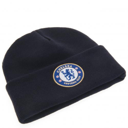 Chelsea FC - Turn Up Navy Knitted Hat