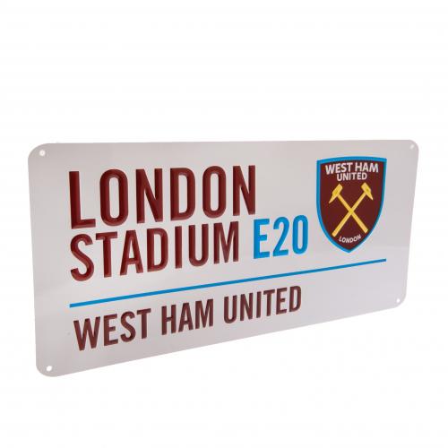 West Ham United FC  - London Stadium Street Sign