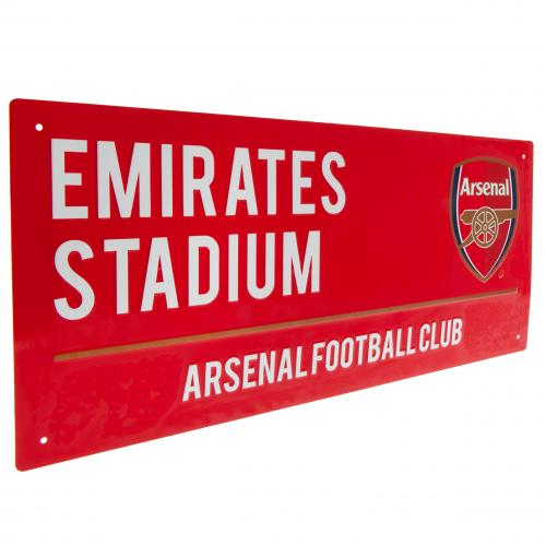 Arsenal FC Emirates Stadium Red Street Sign