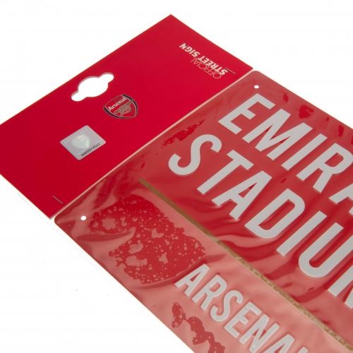 Arsenal FC Emirates Stadium Red Street Sign