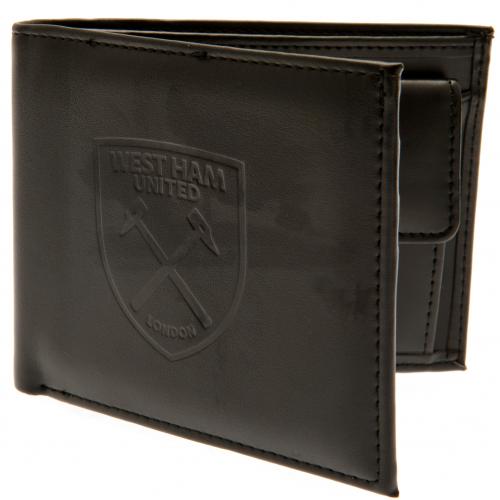 West Ham United FC Debossed Crest Leather Wallet