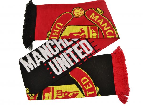 Manchester United FC Split Logo Scarf