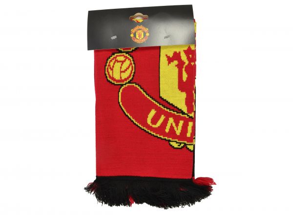 Manchester United FC Split Logo Scarf