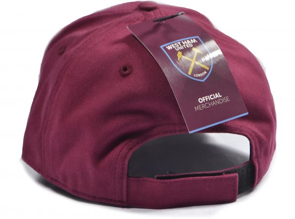 West Ham United FC Crossed Hammers Claret Cap