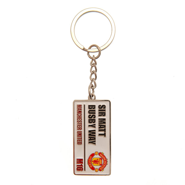 Manchester United FC Street Sign Key Chain