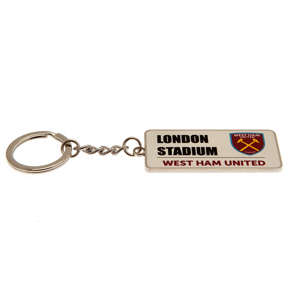 West Ham United FC Street Sign Key Chain