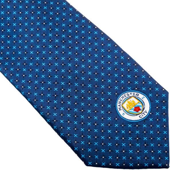 Manchester City FC Navy Players Tie