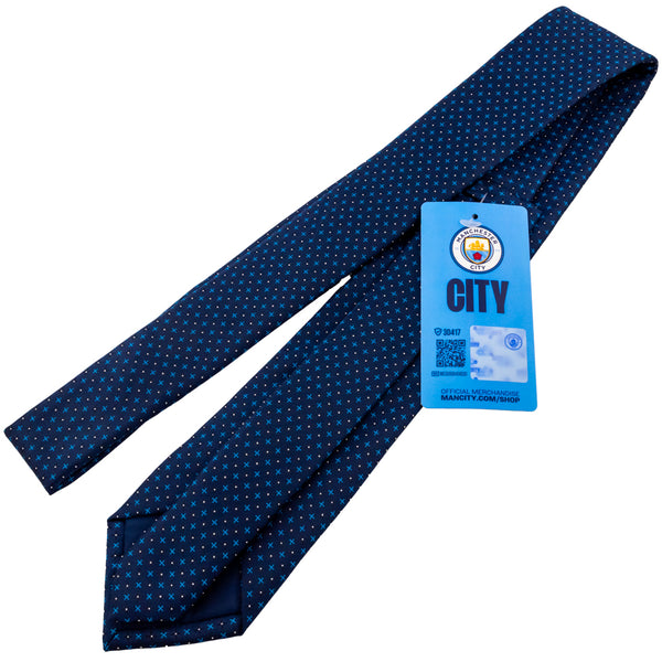 Manchester City FC Navy Players Tie
