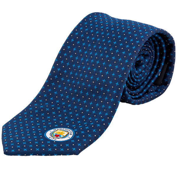 Manchester City FC Navy Players Tie