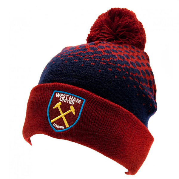 West Ham United FC Fade Design Ski Hat