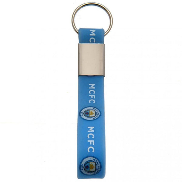 Manchester City FC Silicone Key Chain