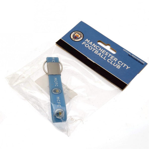 Manchester City FC Silicone Key Chain