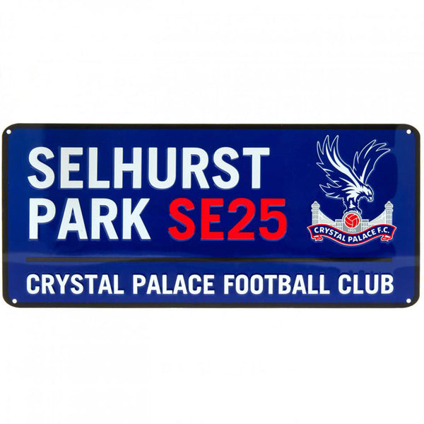 Crystal Palace FC Blue Selhurst Park Street Sign
