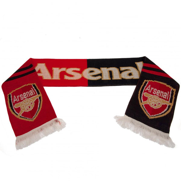 Arsenal FC Split Crest Scarf