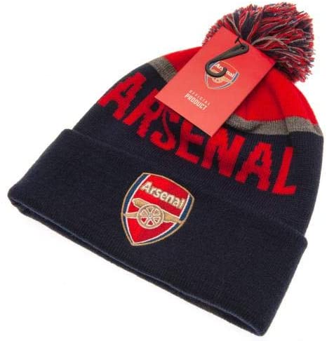 Arsenal FC Navy Striped Ski Hat