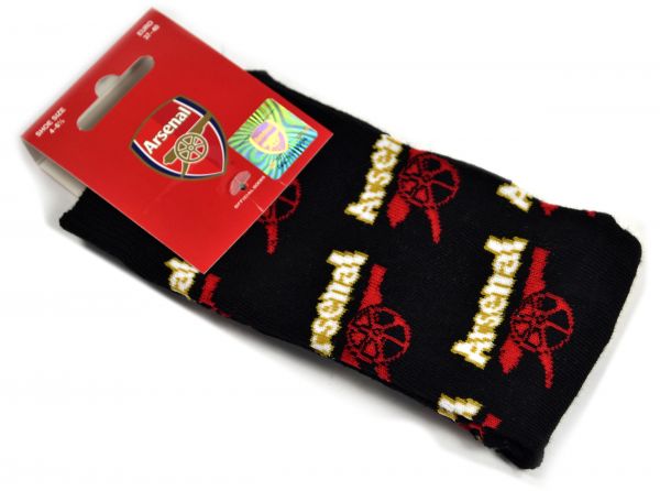 Arsenal FC All Over Print Adult Socks 8-11