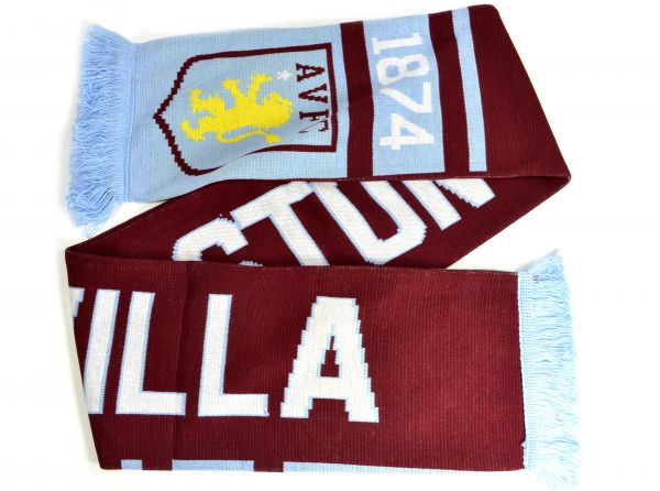 Aston Villa FC 1874 Crest Scarf