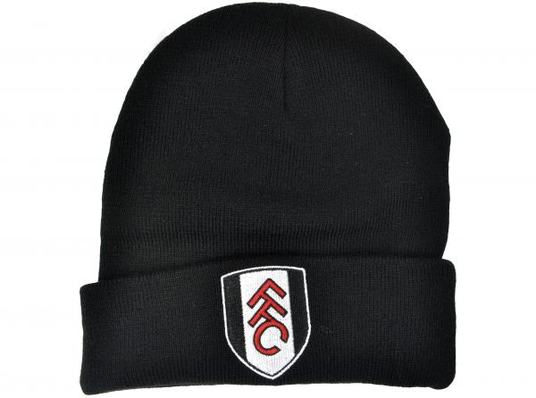 Fulham FC Crest Turn Up Knitted Hat