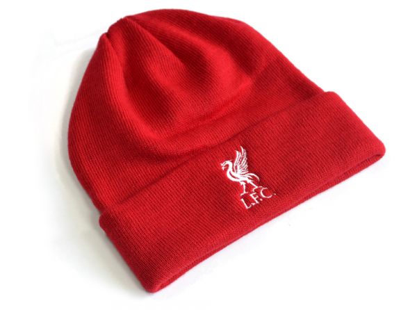 Liverpool FC  Red Knitted Turn Up Hat