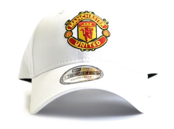 Manchester United FC  New Era 9Forty White Crest Cap