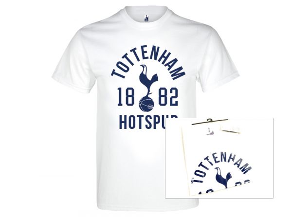 Tottenham Hotspur 1882 White Crest T Shirt