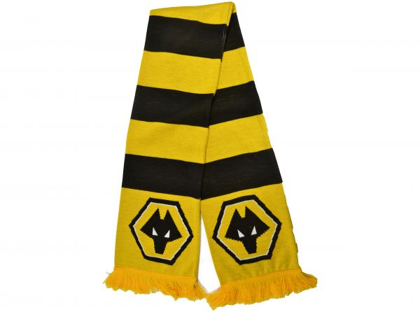 Wolverhampton Wanderers FC Striped Bar Scarf