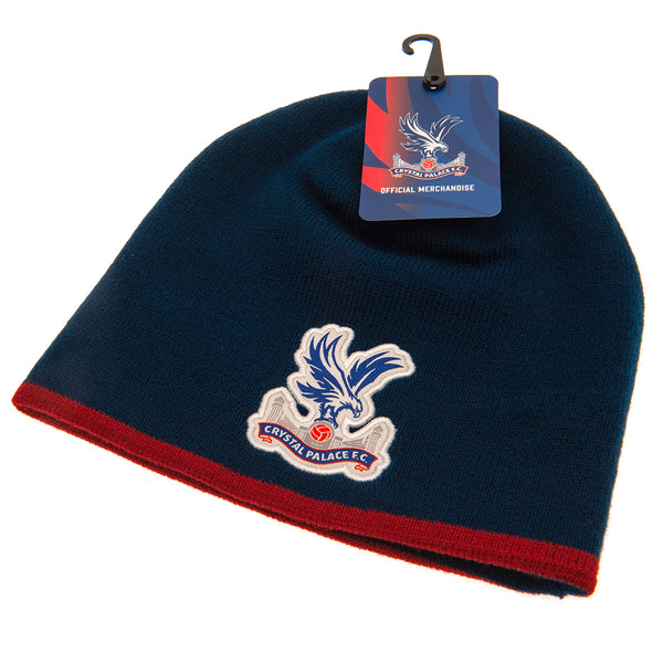Crystal Palace FC Navy Stripe Knitted Hat