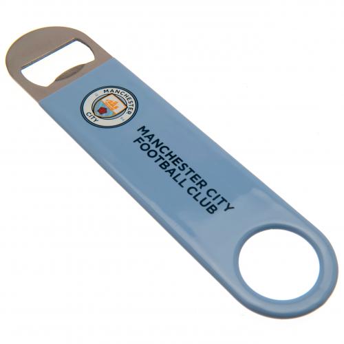 Manchester City FC Stainless Steel Bar Blade Bottle Opener Magnet
