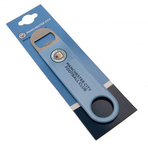 Manchester City FC Stainless Steel Bar Blade Bottle Opener Magnet