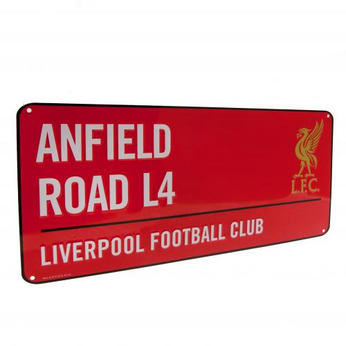 Liverpool FC Street Sign Red