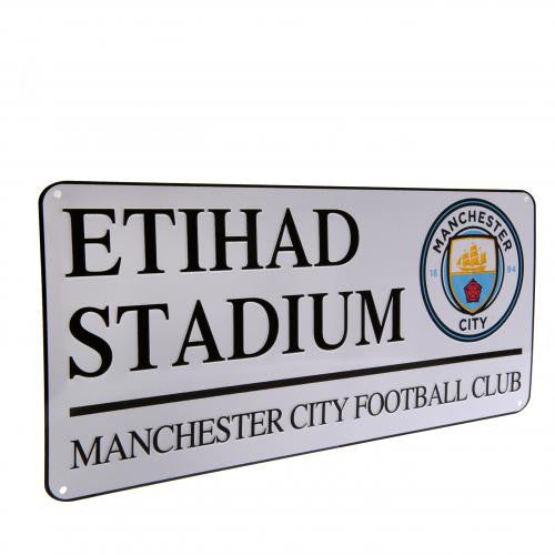 Manchester City FC  - Etihad Stadium Street Sign