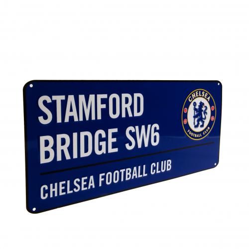 Chelsea FC Blue Stamford Bridge Street Sign