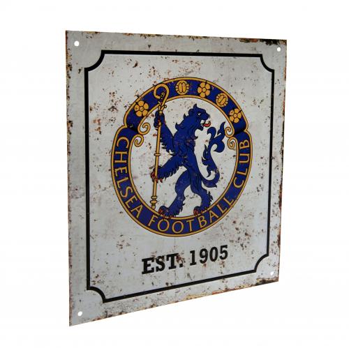 Chelsea FC Retro Metal Sign