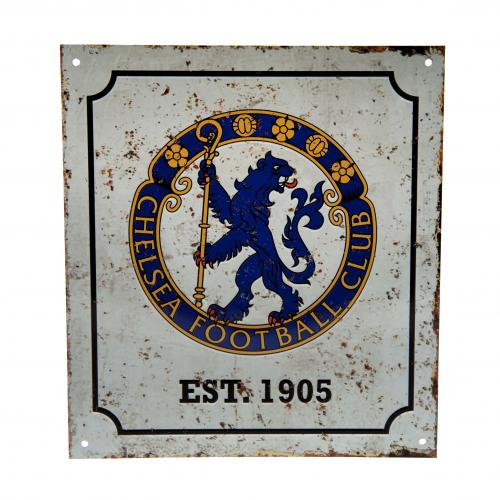 Chelsea FC Retro Metal Sign