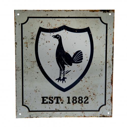 Tottenham Hotspur FC Retro Metal Sign