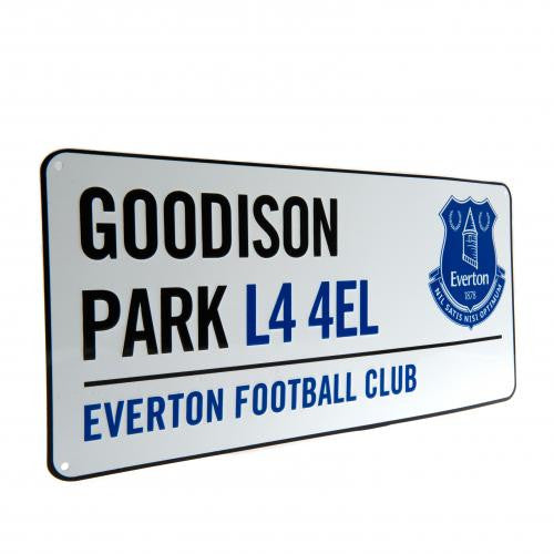Everton FC  - Goodison Park Street Sign