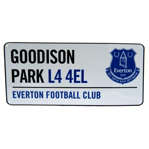 Everton FC  - Goodison Park Street Sign