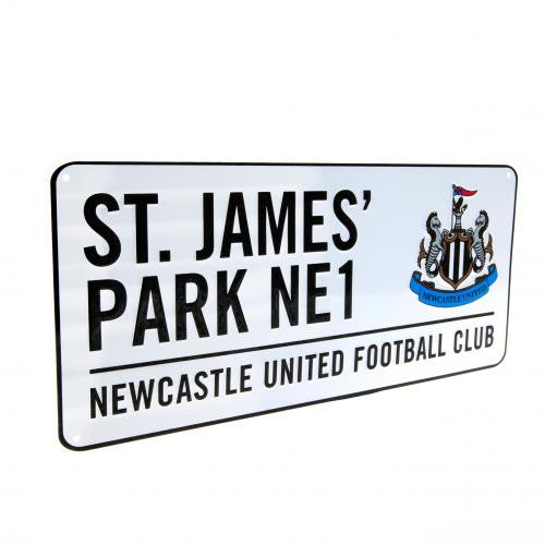 Newcastle United FC St James' Park Street Sign