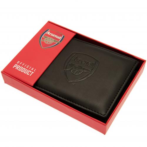 Arsenal FC - Debossed Crest Leather Wallet