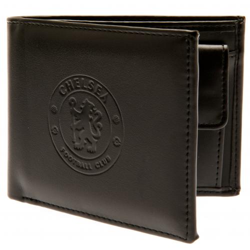 Chelsea FC - Debossed Crest Leather Wallet