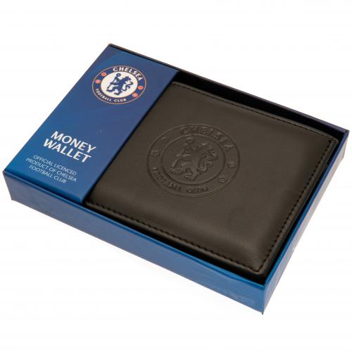 Chelsea FC - Debossed Crest Leather Wallet